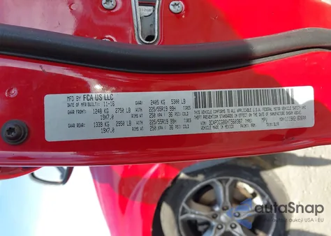 2017 Dodge Journey Crossroad Plus z USA, uszkodzony, nr VIN 3C4PDCGB6HT560387